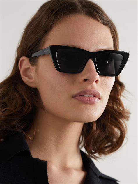 Saint Laurent Mica 53MM Cat Eye Sunglasses .